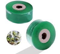 KOIROI 2 Rouleaux Greffage Ruban, Ruban Greffage Transparent, Biodegradable, Auto-adhésif, Ruban Film a Greffer pour Greffage Pépinière Arbre Semis Fleurs (Vert 2 cm)