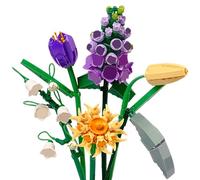 KOIROI Lot de 534 Blocs de Construction pour Bouquet de Fleurs, Fleurs artificielles, pour Bricolage, Blocs de Construction, Blocs de Construction artificiels, pour Adultes, Enfants, Filles, Femmes