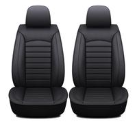 KOIYWQA 2 Housses de siège Auto, pour Suzuki Grand Vitara 2.0 2005-2015 Housses De Siège De Voiture en Cuir Imperméable Ensembles Housses De Siège Avant,B Black