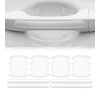 KOIYWQA 8 pcs pour poignée de Porte de Voiture pour Renault Clio V / 5 2019-2024, Autocollant Voiture Autoadhésive pour Poignée de Porte Anti Rayures