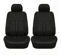 KOIYWQA Housses de Siège De Voiture pour Suzuki Ignis 2016 2017 2018 2019 2020 2021 2022 2023, Housses De Siège Voiture en Tissu Lavable Confortable Et Respirant Sièges Avant,A Black