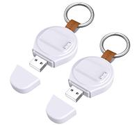 KOJACMUR Lot de 2 chargeurs pour Fitbit Charge 5/Fitbit Luxe, station de charge USB de rechange portable pour montre Fitbit Charge 5, chargeur rapide magnétique pour Fitbit Charge 5/Fitbit Luxe (blanc