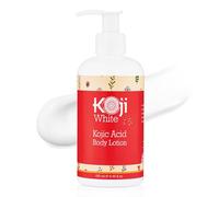 Koji White Kojisäure Skin Brightening Lotion corporelle - Crème hydratante naturelle & éclat - Taches foncées, teint inégal - Flacon de 240 ml