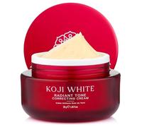 Koji White Radiant Tone Correcting Cream - Face Moisturizer, Nourishing with 1% Kojic Acid, 1% Alpha-Arbutin, 3% Niacinamide & Hyaluronic Acid for All Skin Types, Unscented, Vegan, 30 g (1.05 Oz)