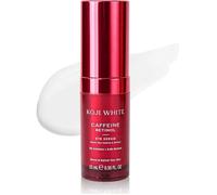 Koji White Sérum Yeux 3% Caféine, 0.2% Rétinol, Peptides & Vitamine C - Anti-Poches & Cernes, Vegan, 15ml.