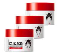 Kojic Acid Creme Anti Tache Visage,Creme Eclaircissante Peau Noir Puissant,Anti Tache Brune Visage Efficace,Crèmes Pour Enlever Les Taches Sombres Sur,Les Taches Pigmentaires Du Visagè,30g (3)