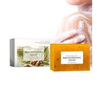 Kojic Acid Dark Spot Remover Soap Bars,Savon à L'acide Kojique, Curcuma, Turmeric Kojic Bath Soap Brightens And Whitens To Even Color Gentle Exfoliation And Nourishment Without Tightness (1)