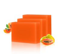 Kojic Acid Soap, 3 Pièces Savon à L’acide Kojique, l'hyperpigmentation Savon Hydratant, Savon éclaircissant pour la Peau, Peau Bar Soap, Savon Anti-taches, Barre de Savon Nettoyante pour Visage Corps