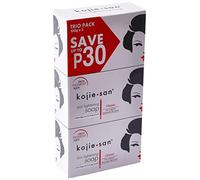 Kojie San Skin Lightening Kojic Acid Soap Bars - Fades Age Spots, Freckles, And Other Signs Of Sun Damage Heals Acne Blemishes Erases Red Marks Scars , 100 G (Lot De 3)