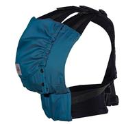 KOKADI Porte-bébé Flip Just Lagoon (unique) - Ergonomique et sûr - Fabriqué à la main en 100 % coton bio - De la naissance à 15 kg, facile à mettre, idéal pour un usage quotidien - Bleu