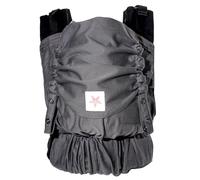 KOKADI Porte-bébé Flip Just Mr.Grey (Unize) - Ergonomique, sûr et fait main en 100 % coton bio - De la naissance à 15 kg - Facile à mettre - Idéal pour un usage quotidien - Gris