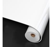 KOKANIGODVA Papier Peint Auto-Adhésif Blanc 60x500cm Moderne PVC Adhesif Rouleau Marbre Papier Autocollant pour Murs et Meubles Armoires Étagères Porte Plan de Travail Stickers Cuisine Imperméable