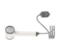 kokdid Douche mobile chauffante avec tuyau de 2,1 m et poignée ergonomique étanche pour un lavage confortable dans la nature
