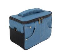 kokdid Étui de transport pour amplificateur de guitare avec compartiments et compartiments en caoutchouc pour amplificateur extérieur, bleu, S, Beauté de masse