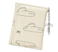 kokdid Korean Styles Portefeuille pour femme et professionnel léger et facile à transporter Porte-cartes Porte-monnaie élégant, jaune