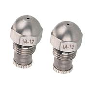 kokdid Lot de 2 buses d'arrosage solides et inoxydables - Grande efficacité de sortie de brouillard - Utilisation à l'intérieur - Buse de brumisation réglable pour le refroidissement