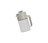 kokdid Pichet à boisson en verre borosilicate transparent - Capacité de 800/1500 ml - Couvercle anti-fuite pour infusion à froid, thé, fête - Théière en verre borosilicate