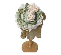 kokdid Pince à cheveux élégante pour chapeau de mariée - Décoration florale - Épingle à cheveux pour mariage et événement