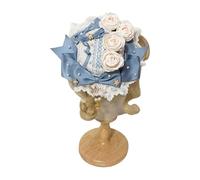 kokdid Pince à cheveux élégante pour chapeau de mariée - Décoration florale - Épingle à cheveux pour mariage et événement