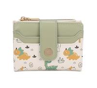 kokdid Pochettes à deux volets - Porte-monnaie minimaliste - Porte-cartes de crédit - Style décontracté - Pour femme, Vert