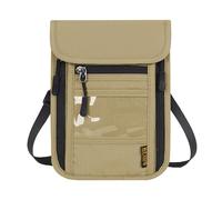 kokdid Porte-documents avec plusieurs poches pour papiers de voyage et cartes de crédit Accessoire de voyage à distance, Kaki