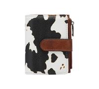 kokdid Portefeuille élégant et compact à trois volets pour femme avec plusieurs emplacements pour cartes et poche pour pièces de monnaie, sac à main pratique en cuir synthétique tendance, organiseur