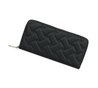 kokdid Portefeuille long pour homme et femme - Grande capacité - Porte-cartes - Étui pour téléphone avec fermeture éclair, Noir , One Size