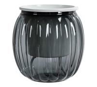kokdid Pot de fleurs épais en forme de citrouille transparent - Ornements visibles pour intérieur ou extérieur - Accessoires de fleurs d'intérieur et d'extérieur
