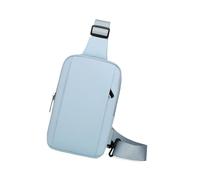 kokdid Sac à bandoulière pratique et unique en nylon pour les voyageurs et les employés de bureau avec grand espace de rangement, sac à bandoulière réglable, bleu clair, One Size