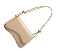 kokdid Sac à bandoulière tendance à rabat coloré avec fermeture en cuir PU pour le travail sous les bras pour femme Sac à bandoulière réglable, kaki, One Size