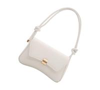 kokdid Sac à main tendance en cuir PU pratique pour les étudiants et les nouveaux arrivants au bureau, blanc, One Size