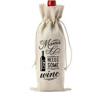 kokdid Sac à vin accrocheur réutilisable pour les fêtes et les célébrations, I, One Size