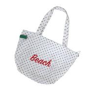 kokdid Sac d'école pour étudiants - Lettre imprimée - Poignée supérieure - Pois - Aisselle - Shopping - Sac à main simple pour femme - Pois - Tendance - Lettre imprimée - Aisselle
