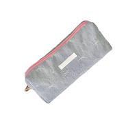 kokdid Stylo à jeans multifonction avec nœud papillon Spacieux Voyage Cosmétique & Crayon pour filles école Coton Polyester Doux Organisateur de stylos, bleu clair, Beauté de masse