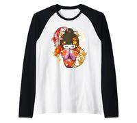 Kokeshi Poupée Koi Poisson Japonais Amateur Esthétique Manche Raglan