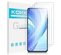 Kokio 3 Pièces Verre Trempé Compatible avec Xiaomi 11 Lite 4G/5G NE, Film Protection en écran, Ultra Résistant, Anti Rayures, Sans Bulles, HD Transparent Vitre Protecteur pour Xiaomi 11 Lite 5G