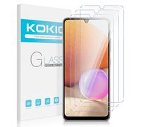 Kokio Lot de 3,Verre Trempé Galaxy A32 4G 6.4",Dureté 9H,Protecteur d'écran UHD 0,33 mm pour Samsung Galaxy A32 4G,Résistant à l'usure et Sans Bulles