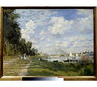 KOKITS Affiche D'art Moderne Art Mural Toile Peinture à l'huile classique le bassin d'Argenteuil tableau de Claude Monet pour la décoration intérieure 60x90cm