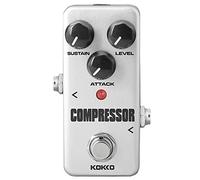 KOKKO Pédale de compresseur, mini processeur d'effet de guitare analogique pour guitare électrique et basse, True bypass (FCP2)
