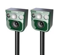 KOKMEYA Répulsif Chat Extérieur Ultrason, Anti Chat Solaire | avec Charge Type-C, 5 Modes Jour/Nuit, Alarme 120dB & Flash LED, IP55 Étanche Répulsif Animaux pour Jardin, Chiens, Renards