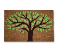 KOKO DOORMATS Paillasson Exterieur Entree Coco | Base PVC Antidérapante | Tapis d’Entrée Absorbant et Durable | Design Original pour Intérieur et Extérieur Abrité | 40x60 cm | Arbre de la Vie