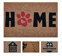 KOKO DOORMATS Paillasson Exterieur Entree Coco | Base PVC Antidérapante | Tapis d’Entrée Absorbant et Durable | Design Original pour Intérieur et Extérieur Abrité | 40x60 cm | Home - Patte