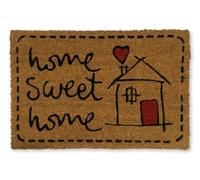 KOKO DOORMATS Paillasson extérieur Entree | Tapis Entree Exterieur, Coco Base antidérapant en PVC | paillasson Exterieur Entree Original antiderapant et Absorbant | Home Sweet Home | 40x60 cm