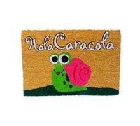 Koko DOORMATS Paillasson extérieur Entree | Tapis Entree Exterieur, Coco Base antidérapant en PVC | paillasson Exterieur Entree Original antiderapant et Absorbant | Hola Caracola | 40x60 cm