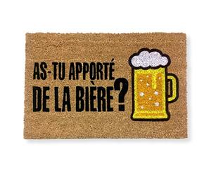KOKO DOORMATS Paillasson extérieur Entree| Tapis Entree Exterieur, Coco Base antidérapant en PVC| paillasson Exterieur Entree Original antiderapant et Absorbant| As-tu apporté de la Bière? | 40x60 cm