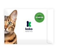 Koko Genetics Test ADN pour Chats Starter - Rapports sur Races et Traits - Mises à niveau sans frais