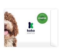 Koko Genetics Test ADN Starter pour Chiens - Rapports sur Races et Traits - Mises à Niveau sans Frais