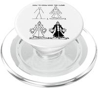 Koko Le fantôme Clown | Comment Dessiner Koko Le Clown Poster PopSockets PopGrip pour MagSafe