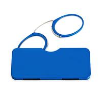 KoKoBin Lentilles de lecture unisexes Aide visuelle compacte Mini Nose Clip Lunettes de lecture sans branches Antidérapantes Aide à la lecture - Toujours à portée de main (Bleu clair, 1, diopters)