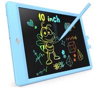 KOKODI Ardoise Magique LCD 10 Pouces - Jouet Éducatif Sans Écran avec Stylo Inclus, Réutilisable pour Enfants 2 à 7 Ans, Cadeau d'Anniversaire et de Pâques Fille & Garçon (Bleu)